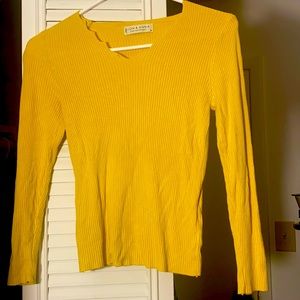 Long Sleeve Yellow shirt